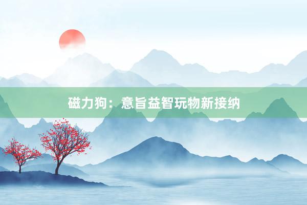 磁力狗：意旨益智玩物新接纳